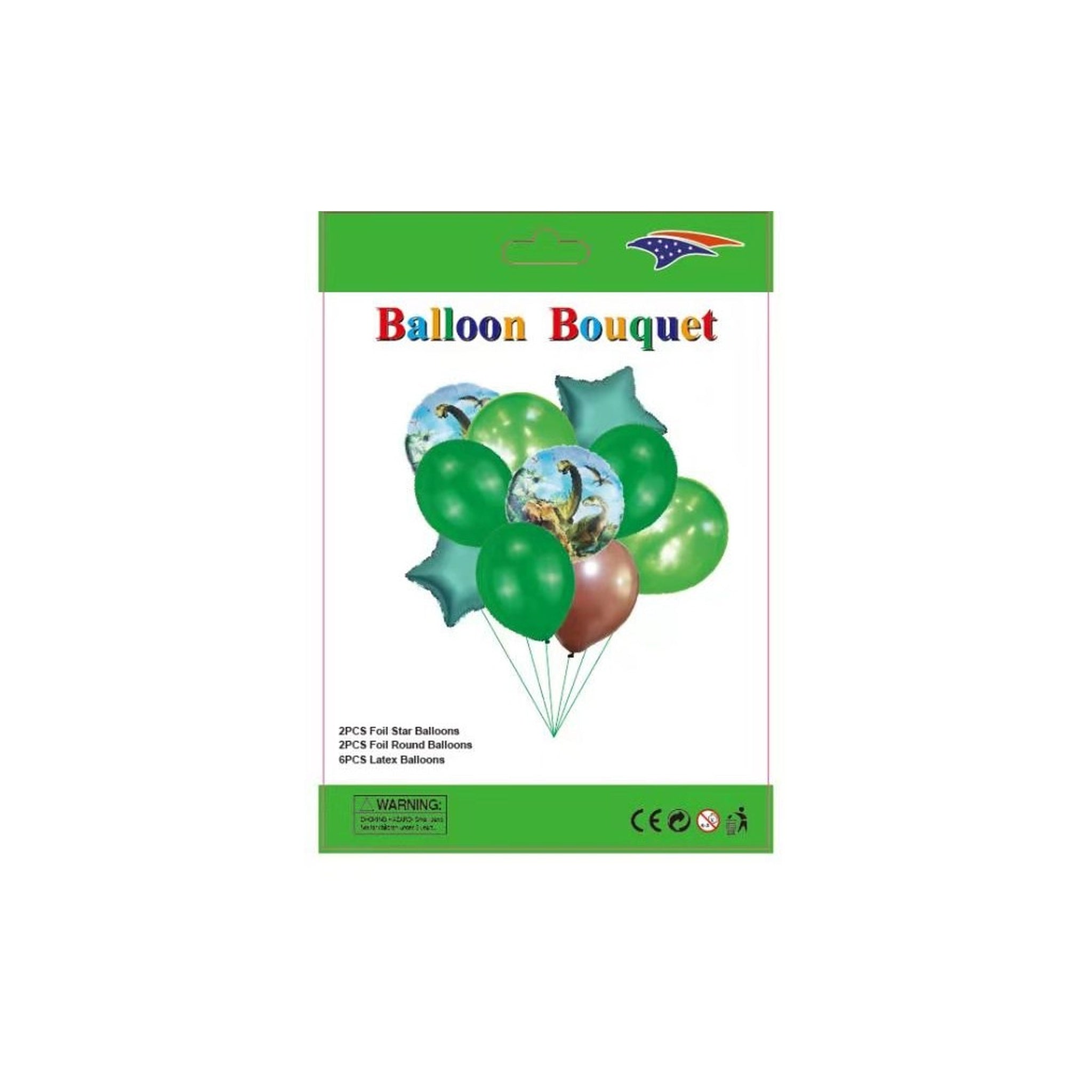 Balloon Bouquet Dinosaur 120Set/Cs